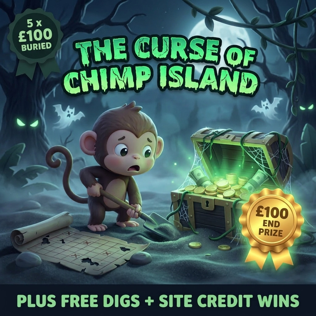 The Curse Of Chimp Island: Cash Instant Win
