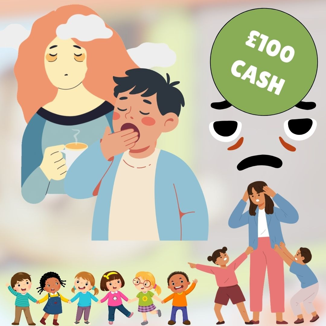The Tired Parents Club £100 Cash Bonus