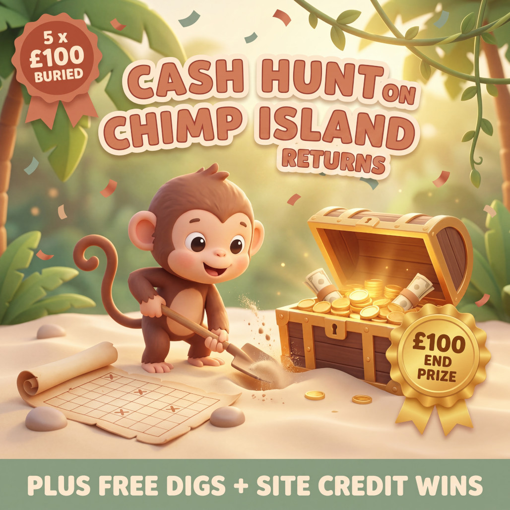 Cash Hunt on Chimp Island Returns