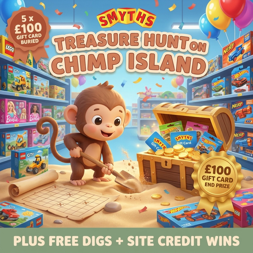 Smyths Treasure Hunt on Chimp Island