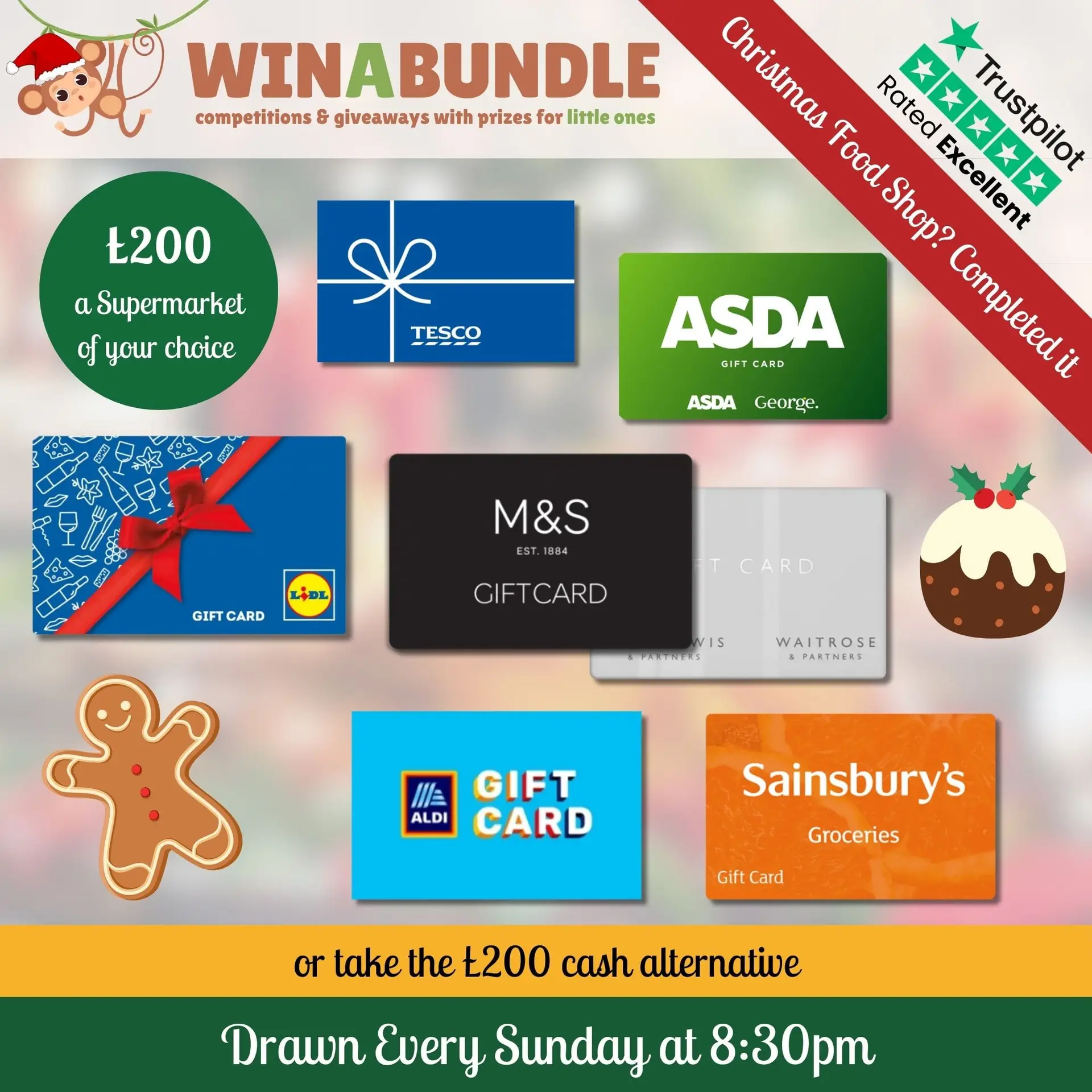 Win A Christmas Food Shop